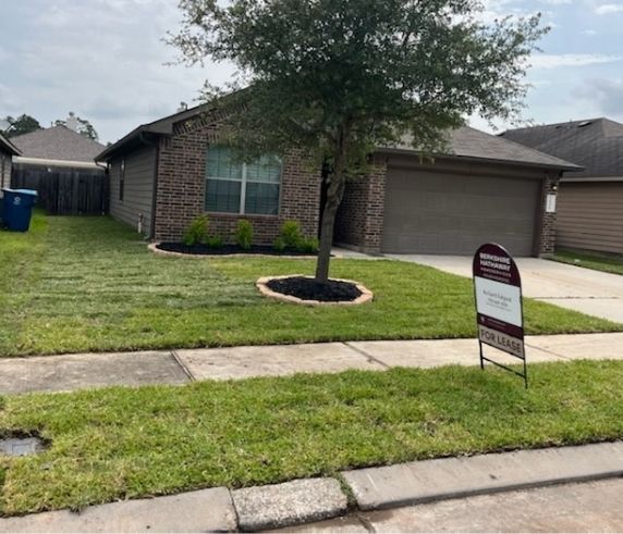 sod pieces installed on Spring TX residents home